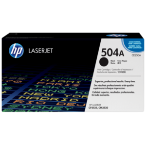 HP 504A Black Original LaserJet Toner Cartridge