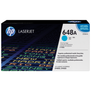 HP 648A Cyan Original LaserJet Toner Cartridge