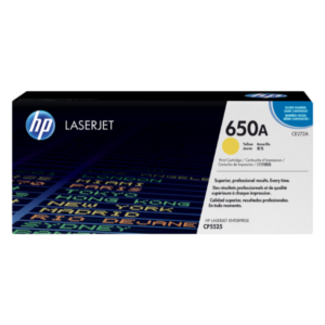 HP 650A Yellow Original LaserJet Toner Cartridge