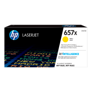 HP 657X High Yield Yellow Original LaserJet Toner Cartridge