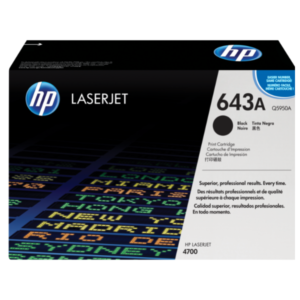 HP 643A Black Original LaserJet Toner Cartridge
