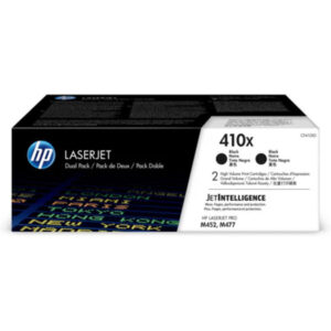 HP 410X 2-pack High Yield Black Original LaserJet Toner Cartridges,Per cartridge: 6,500 pages