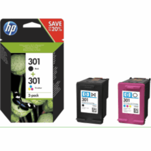 HP 301 Multipack - Full Set of 2 Ink Cartridges